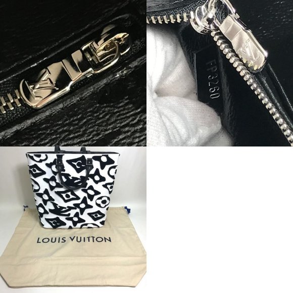 Authenticity Guarantee LOUIS VUITTON M45567 Tufted Monogram LVXUF Cabas Hand Ba - Picture 11 of 12